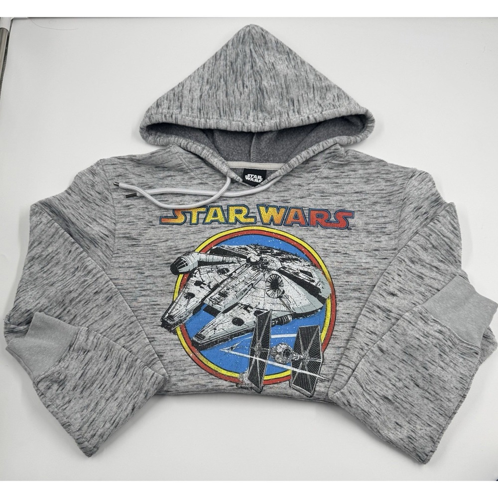 Star Wars Men's Hoodies Millennium Falcon Pullover Fleece Sweatshirt Small